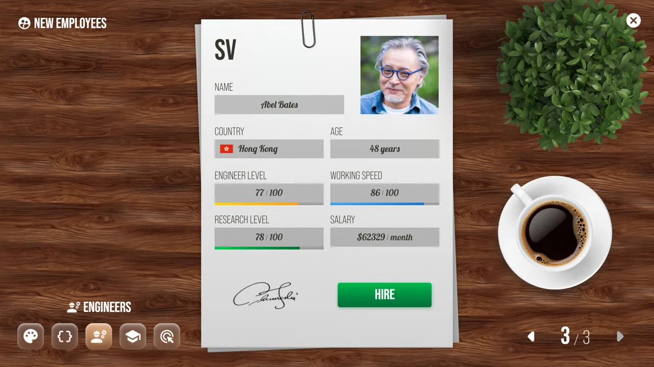 Devices Tycoon — Hire Employees and Keep Them Productive